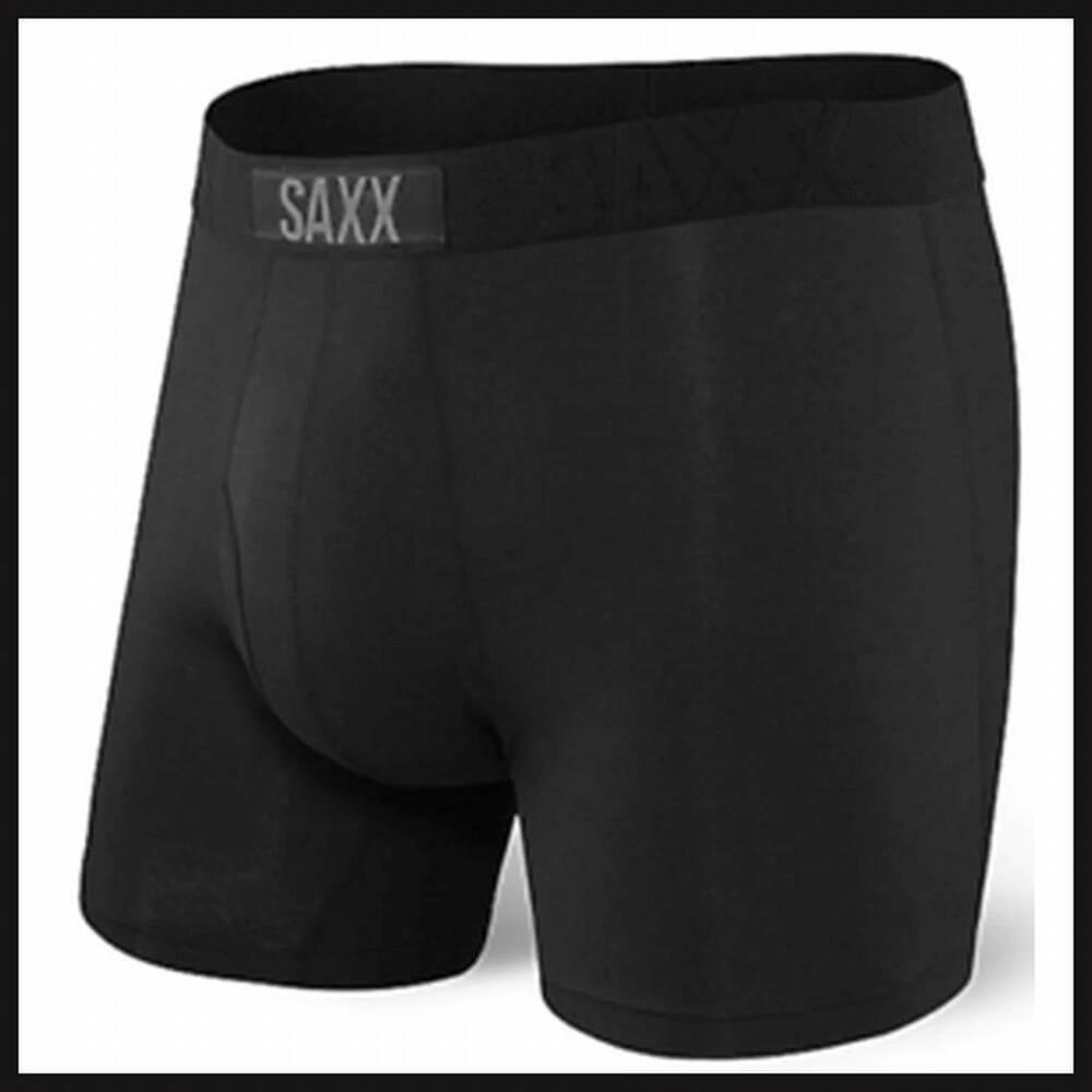 NEW SAXX men's ultra boxer brief in black